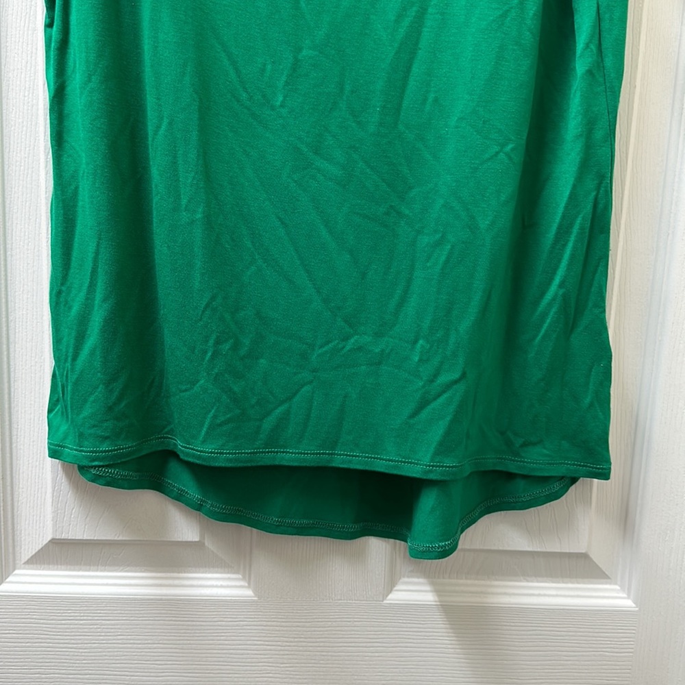 Cable & Gauge Green Cold Shoulder Top - Picture 9 of 11